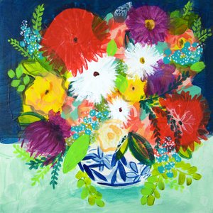 Lebendiger Blumenstrauß von Shelley Hampe