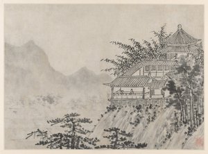 Zwölf Ansichten des Tigerhügels, Suzhou: Die Tausend Morgen Wolken, nach 1490