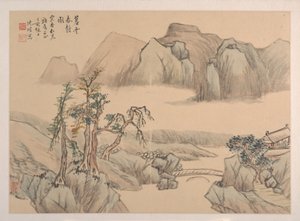 Landschaft, datiert 1827