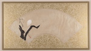 Reiher auf Baumstumpf von Shibata Zeshin