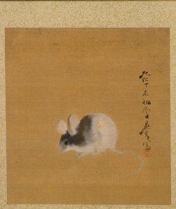 Maus aus Album der Gemälde von Shibata Zeshin