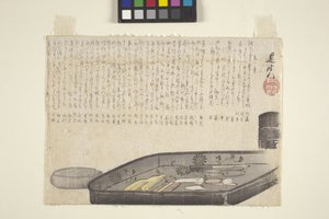 Toilettenset, unbekanntes Datum von Shibata Zeshin
