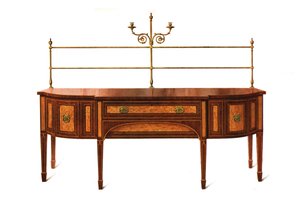 Sideboard aus Satinholz und Mahagoni von Shirley Charles Llewellyn Slocombe