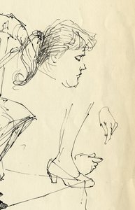 Kopf-, Hand- und Fußdetail, 1953