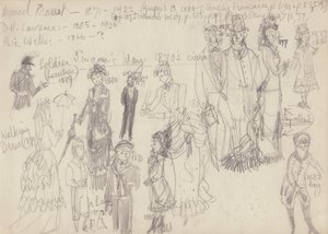 Historisches Kostüm, ca. 1950