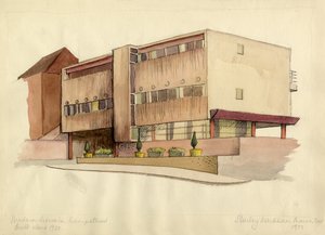 Modernes Haus in Hampstead, 1951