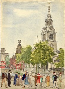 Trafalgar Square, London von Shirley Markham