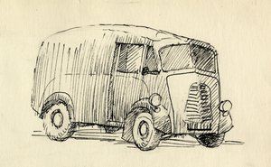 Lieferwagen, 1951 von Shirley Markham