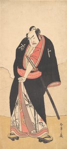 Kabuki-Schauspieler Nakamura Sukegoro II als Kaminari Shokuro, 2. Monat, 1780 von Shunsho