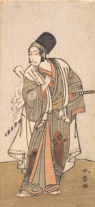 Stehende Figur eines Schauspielers der Ichikawa-Familie, wahrscheinlich Danjuro IV