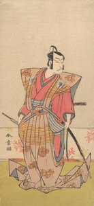Der Schauspieler Ichikawa Danjuro V als Samurai, 1771-72