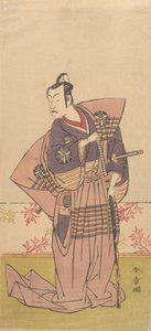 Der Schauspieler Matsumoto Koshiro 2. als Samurai, 1771-72