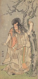 Der fünfte Ichikawa Danjuro als Hofadliger Kuge