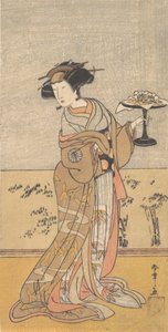 Der erste Nakamura Tomijuro in der Rolle von Shigenoi, 10. Monat, 1777 von Shunsho