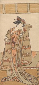 Der vierte Iwai Hanshiro als Frau, 1773 oder 1774 von Shunsho