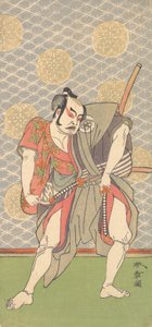 Der zweite Nakamura Sukegoro in der Rolle von Gokumon no Shobei, 2. Monat, 1771 von Shunsho