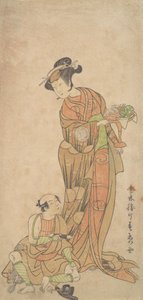 Der zweite Yamashita Kinsaku in der Rolle von Shigenoi, Sommer 1772