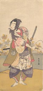 Der dritte Segawa Kikunojo in der Rolle von Soga no Goro Tokimune, 2. Monat, 1785 von Shunsho