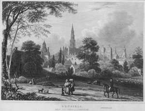 Brüssel, nahe dem Porte DAnderlecht, 1850