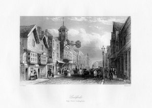 Guildford High Street, Guildford, Surrey, 19. Jahrhundert