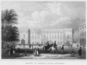 Palast des Prinzen von Oranien, Brüssel, 1850