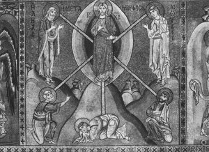 Jesus Christus am Berg Tabor von Sicilian School