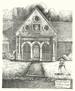 Almshouses in Milton, Dorset von Sidney Heath