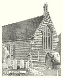 Das Bede-Haus, Higham Ferrers (Gravur) von Sidney Heath
