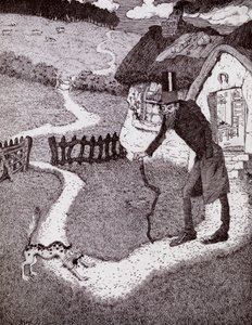 Es war ein krummer Mann, aus dem Buch Prinzessin Marie-Josés Kinderbuch, veröffentlicht 1916