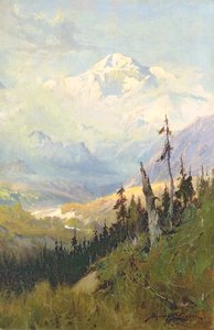 Ein Herbsttag, Mt. McKinley von Sidney Laurence