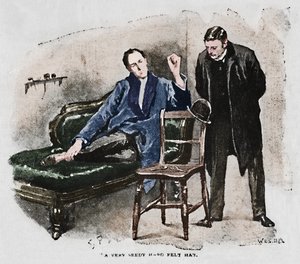 Ein sehr schäbiger Filzhut von Sidney Paget