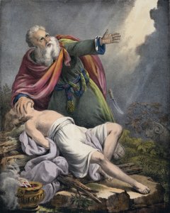 Abraham opfert seinen Sohn Isaak