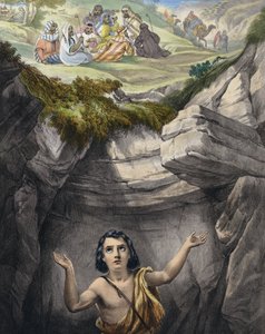 Joseph wird von seinen Brüdern in die Grube geworfen von Siegfried Detler Bendixen