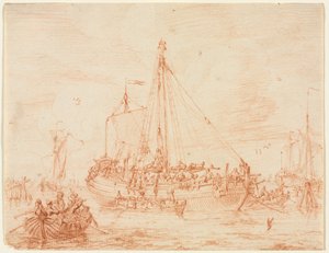 Vorbereitung des Heringsbark, erstes Drittel 1700er