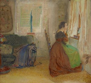 Zimmer in einem alten Forsthaus von Sigmund Walter Hampel