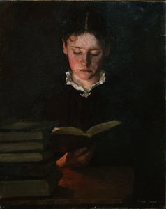 Lesende Frau