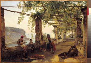 Landschaft bei Sorrent an der Amalfiküste von Silvestr Fedosievich Shchedrin
