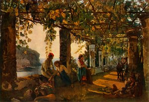 Eine Terrasse am Meer - eine Variation, 1828, 1965