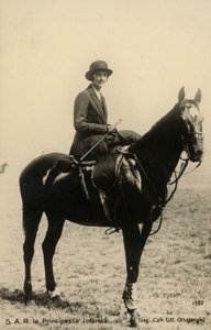 Prinzessin Yolanda von Savoyen (1901-1986), Gräfin von Bergolo, Pferd von Silvio Ottolenghi