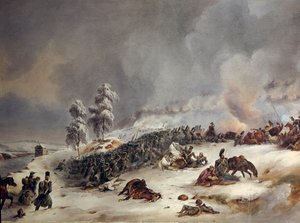 Rückzug aus Russland 1812: Ricard-Division in der Schlacht von Krasnoe am 18.11.1812, 9 Uhr