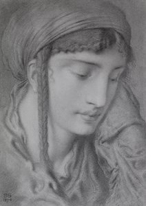 Ein hebräisches Mädchen von Simeon Solomon