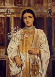 Ein Heiliger der Ostkirche von Simeon Solomon