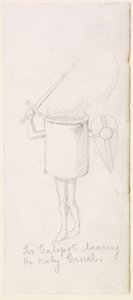 Sir Galipot bringt den heiligen Brei, ca. 1855-59 von Simeon Solomon