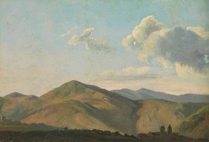 Gebirgige Landschaft bei Vicovaro, ca. 1786-97 von Simon Alexandre Clément Denis