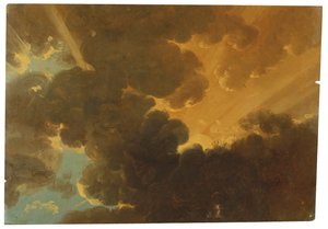 Studie für einen Sonnenuntergang