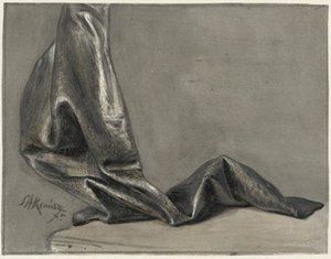 Draperiestudie von Simon Andreas Krausz