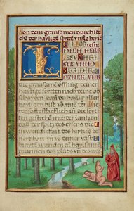 Rand mit der Erschaffung Evas von Simon Bening