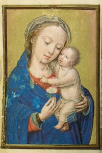 Blatt aus einem Miniatur-Stundenbuch, Gebrauch von Rom, Brügge, 1530-35