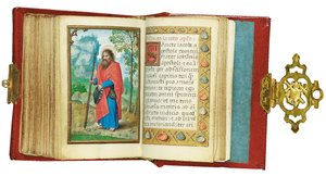 Blatt aus einem Miniatur-Stundenbuch, Gebrauch von Rom, Brügge, 1530-35