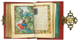 Folio aus einem Miniatur-Stundenbuch, Gebrauch von Rom, Brügge, 1530-35